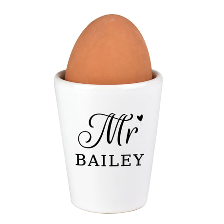 Personalised Mr Egg Cup - Egg Cups at Gift Moments