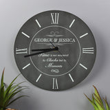 Personalised Measured In Moments Glass Clock - Clocks at Gift Moments