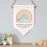 Personalised Rainbow Hanging Banner - Decorations at Gift Moments