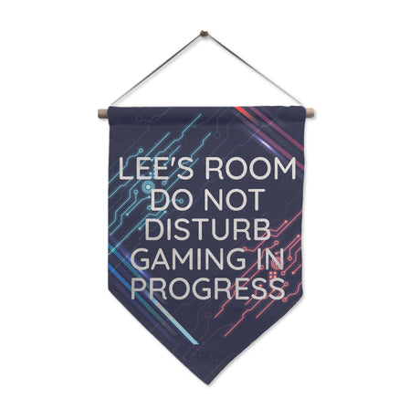 Personalised Free Text Gaming Hanging Banner - Banners at Gift Moments