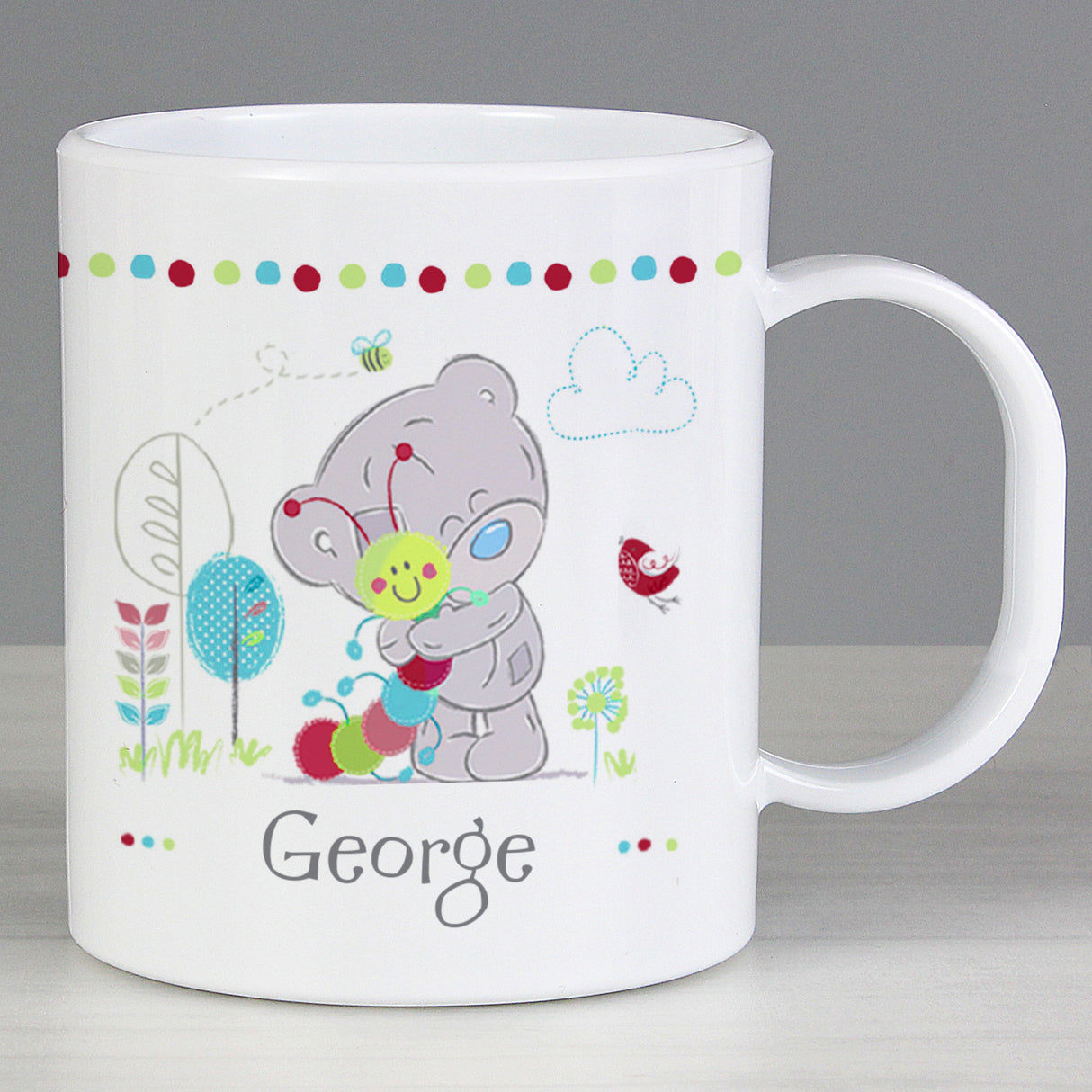 Personalised Tiny Tatty Teddy Mug: 2 - Plastic Mugs