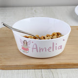 Personalised Toadstool Fairy Plastic Bowl - Tableware at Gift Moments