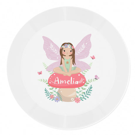 Toadstool Fairy Plastic Plate - Gift Moments