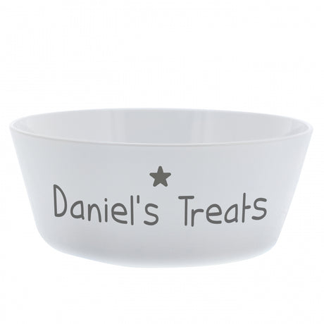 Personalised Name Only Plastic Bowl - Tableware at Gift Moments