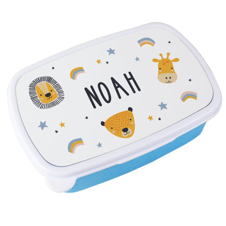 Zoo Blue Lunch Box - Gift Moments