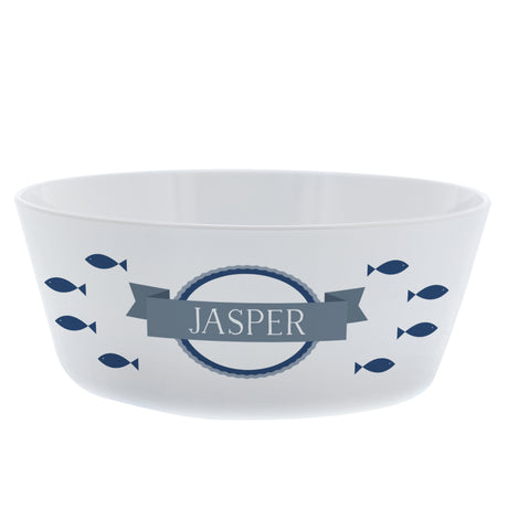 Personalised Fish Plastic Cat Bowl - Pet Products at Gift Moments