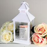 Memorial White Lantern - Gift Moments