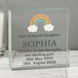 Rainbow Memorial Crystal Token - Gift Moments