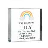 Rainbow Memorial Crystal Token - Gift Moments