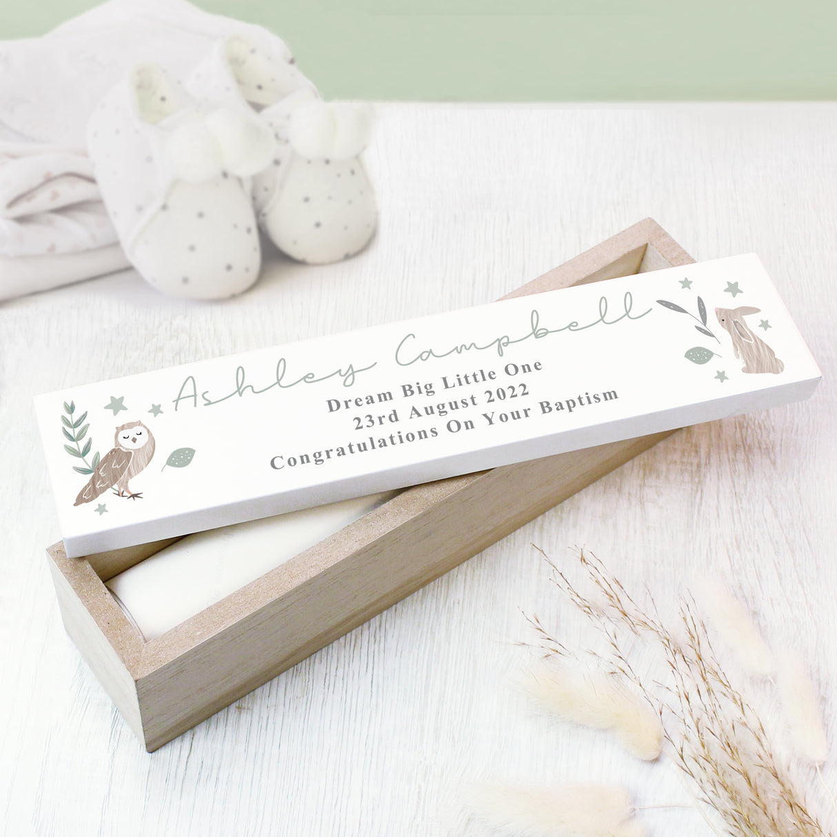 Woodland Animals Personalised Wooden Certificate Holder: 3 - Certificate Holders By Gift Moments