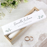 Personalised Botanical Leaves Wooden Certificate Holder - Certificate Holders at Gift Moments