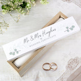 Personalised Botanical Leaves Wooden Certificate Holder - Certificate Holders at Gift Moments