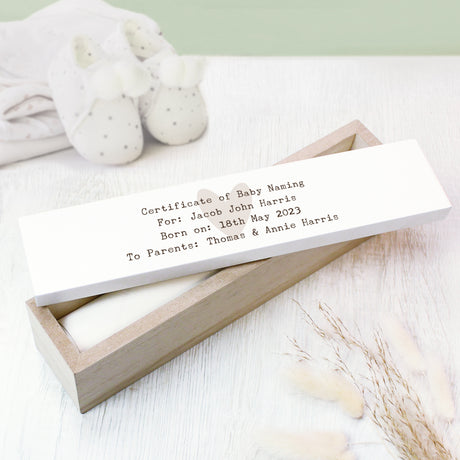 Personalised Free Text Wooden Certificate Holder - Certificate Holders at Gift Moments