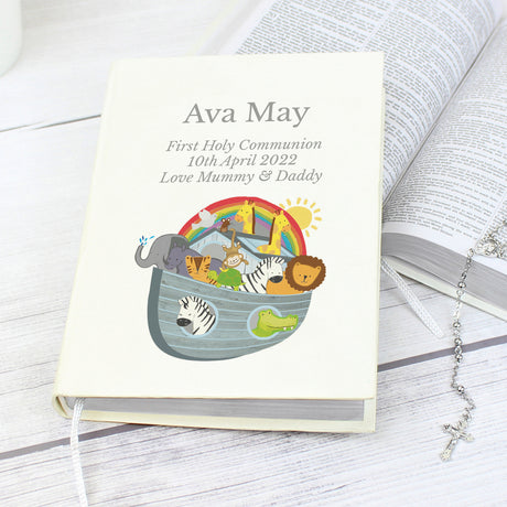 Personalised Noahs Ark Holy Bible - Eco-friendly - Books at Gift Moments