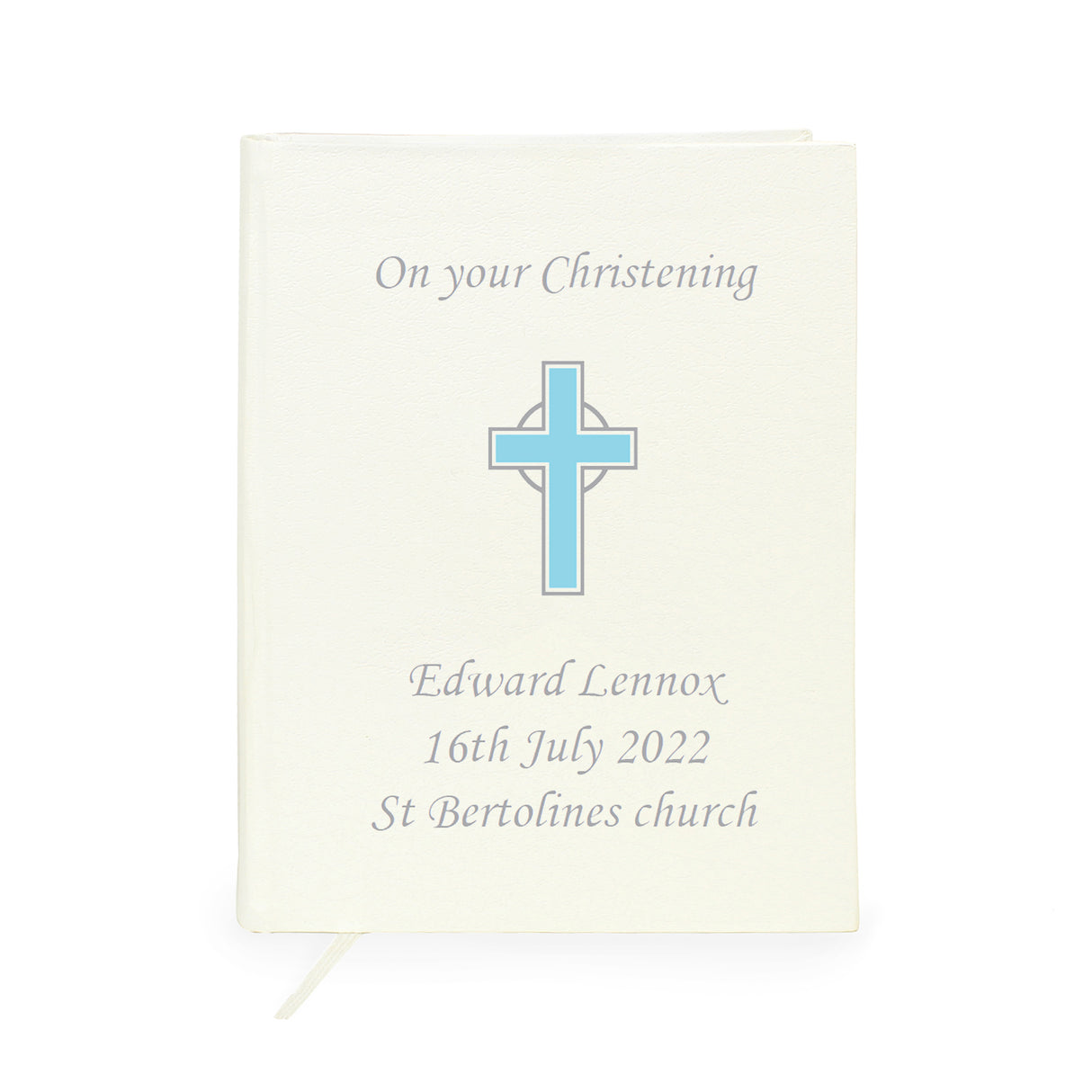 Personalised Blue Cross Holy Bible - Eco-friendly - Books at Gift Moments