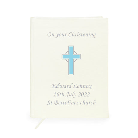 Personalised Blue Cross Holy Bible - Eco-friendly - Books at Gift Moments