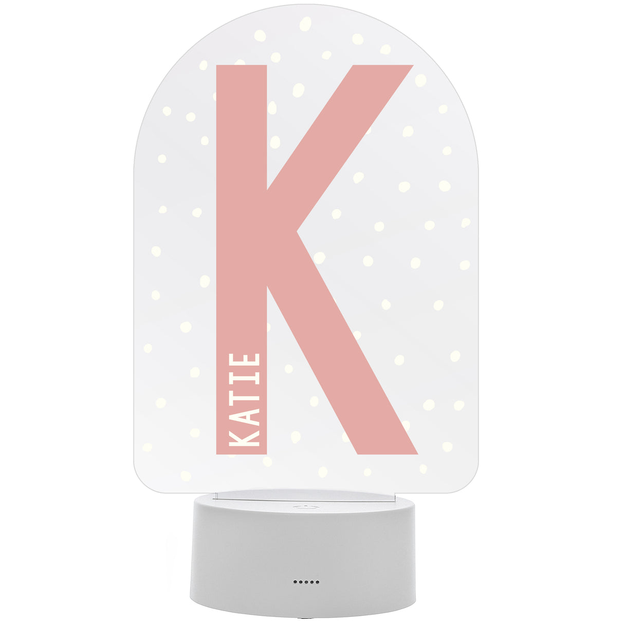 Personalised Initial LED Colour Changing Night Light - LED Lighting at Gift Moments