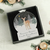 Personalised A Winter's Night Acrylic Snowglobe Decoration - Christmas Decorations at Gift Moments