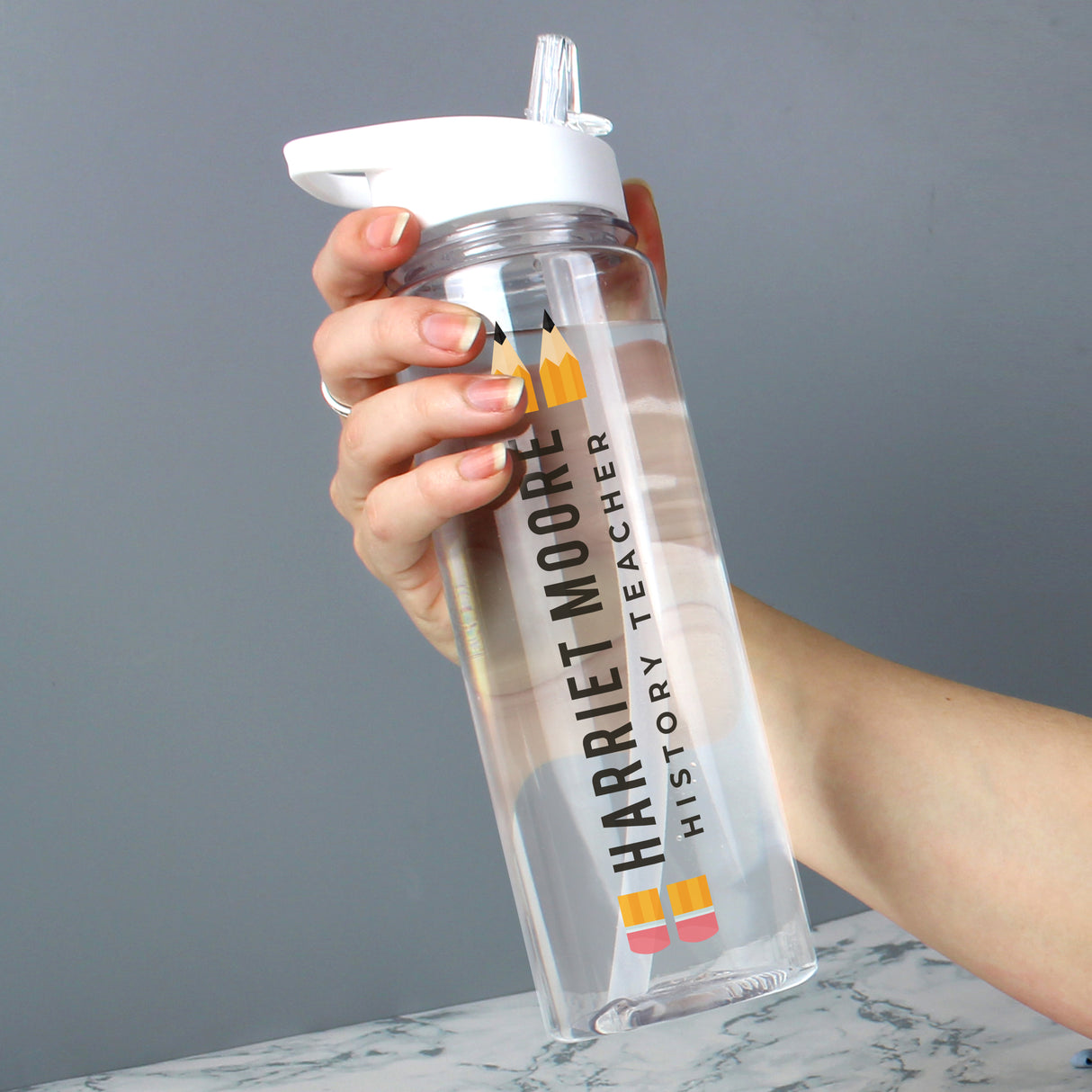 Personalised Teacher Water Bottle - Water Bottles at Gift Moments