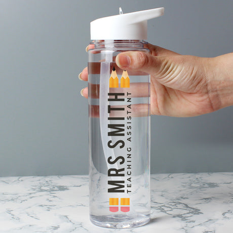 Personalised Teacher Water Bottle - Water Bottles at Gift Moments