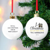 Personalised 1st Christmas in Our New Home Bauble - Christmas Baubles at Gift Moments