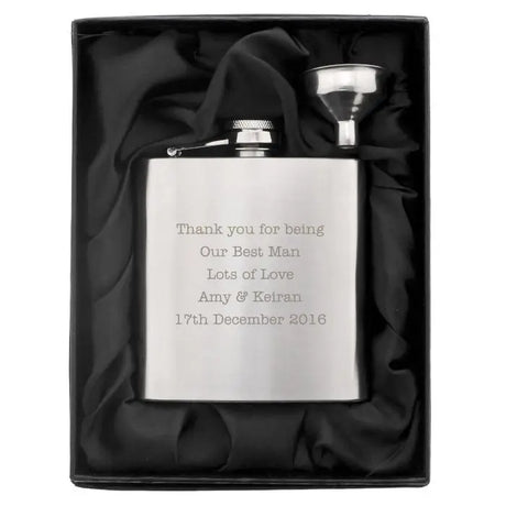 Personalised Any Message Hip Flask - Gift Moments