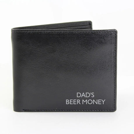 Personalised Message Leather Wallet - Wallets & Money Clips at Gift Moments