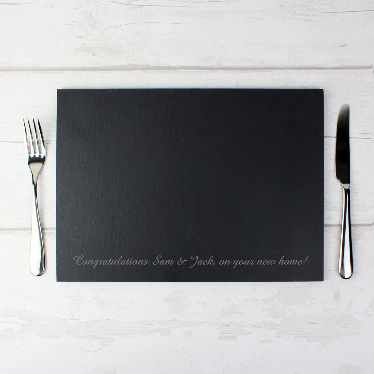 Personalised Engraved Slate Placemat - Placemats at Gift Moments