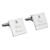 Personalised Any Role Wedding Cufflinks - Gift Moments