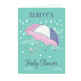 Personalised Baby Shower Umbrella Card - Greeting Cards at Gift Moments