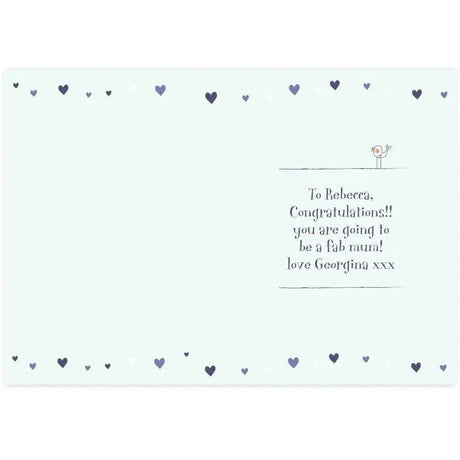 Personalised Baby Shower Umbrella Card - Greeting Cards at Gift Moments