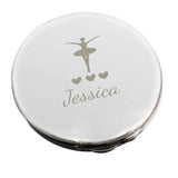 Personalised Ballerina Compact Mirror - Compact Mirrors at Gift Moments