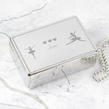 Personalised Ballerina Rectangular Jewellery Box - Jewellery Boxes at Gift Moments