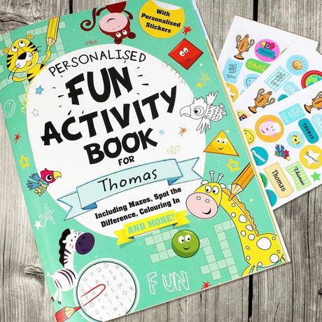 Personalised Activity Book with Stickers - Books at Gift Moments