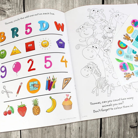 Personalised Activity Book with Stickers - Books at Gift Moments