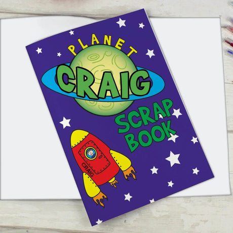 Personalised Space A4 Scrapbook - Books at Gift Moments