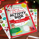 Personalised Christmas Activity Book with Stickers - Books at Gift Moments