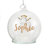 Personalised Christmas LED Angel Bauble - Gift Moments