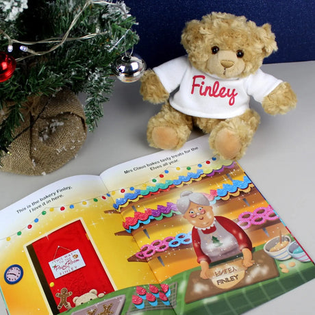 Personalised Magical Christmas Adventure Story Book and Personalised Teddy Bear - Books at Gift Moments