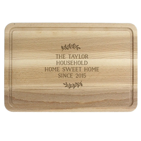 Personalised Christmas Wreath Chopping Board - Gift Moments