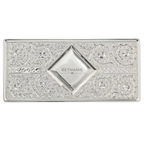 Personalised Classic Antique Silver Plated Jewellery Box - Jewellery Boxes at Gift Moments