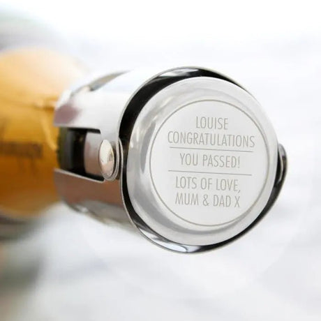 Personalised Classic Bottle Stopper - Barware at Gift Moments