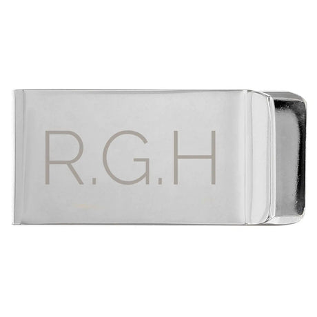 Personalised Classic Initial Money Clip - Wallets & Money Clips at Gift Moments