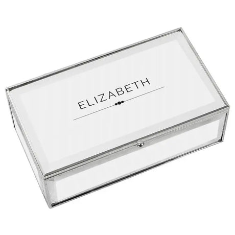 Personalised Classic Mirrored Jewellery Box - Gift Moments