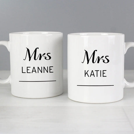 Personalised Couples Mug Set - Mugs at Gift Moments