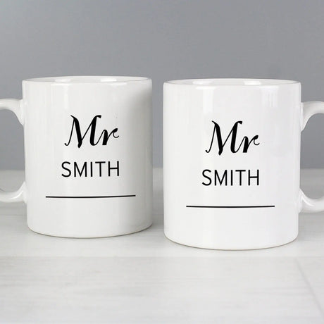 Personalised Couples Mug Set - Mugs at Gift Moments