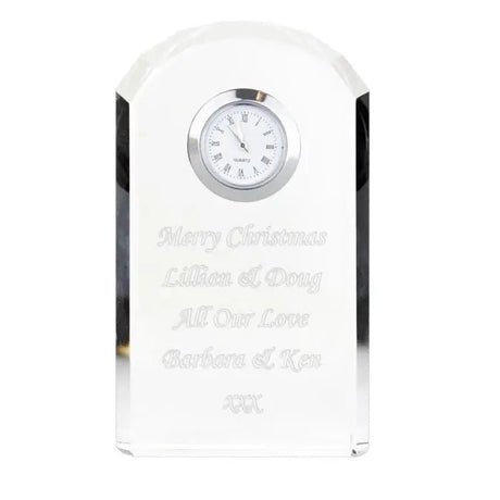 Crystal Cut Clock - Gift Moments