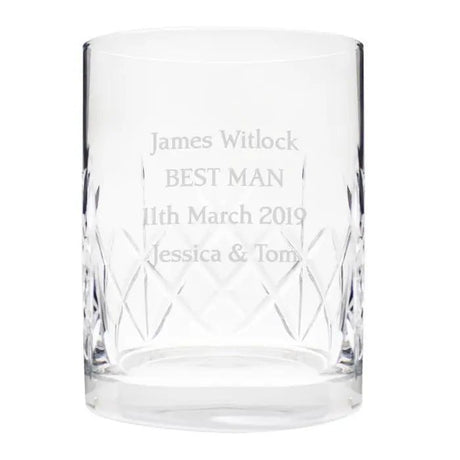 Crystal Tumbler Whisky Glass - Gift Moments