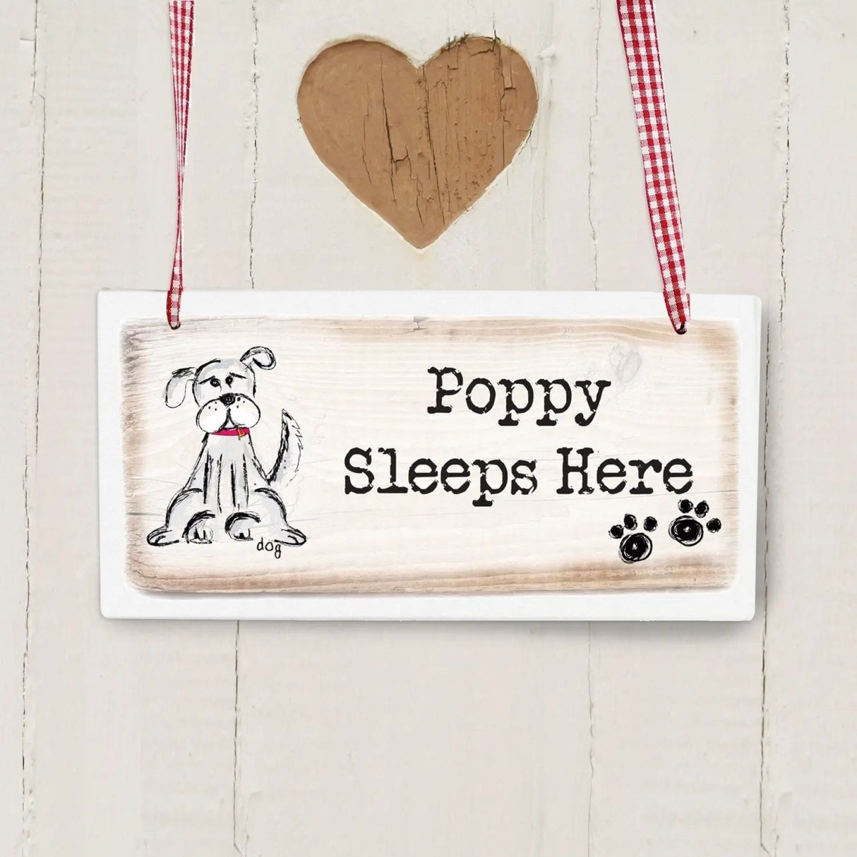 Personalised Dog Wooden Sign - Signs & Plaques at Gift Moments