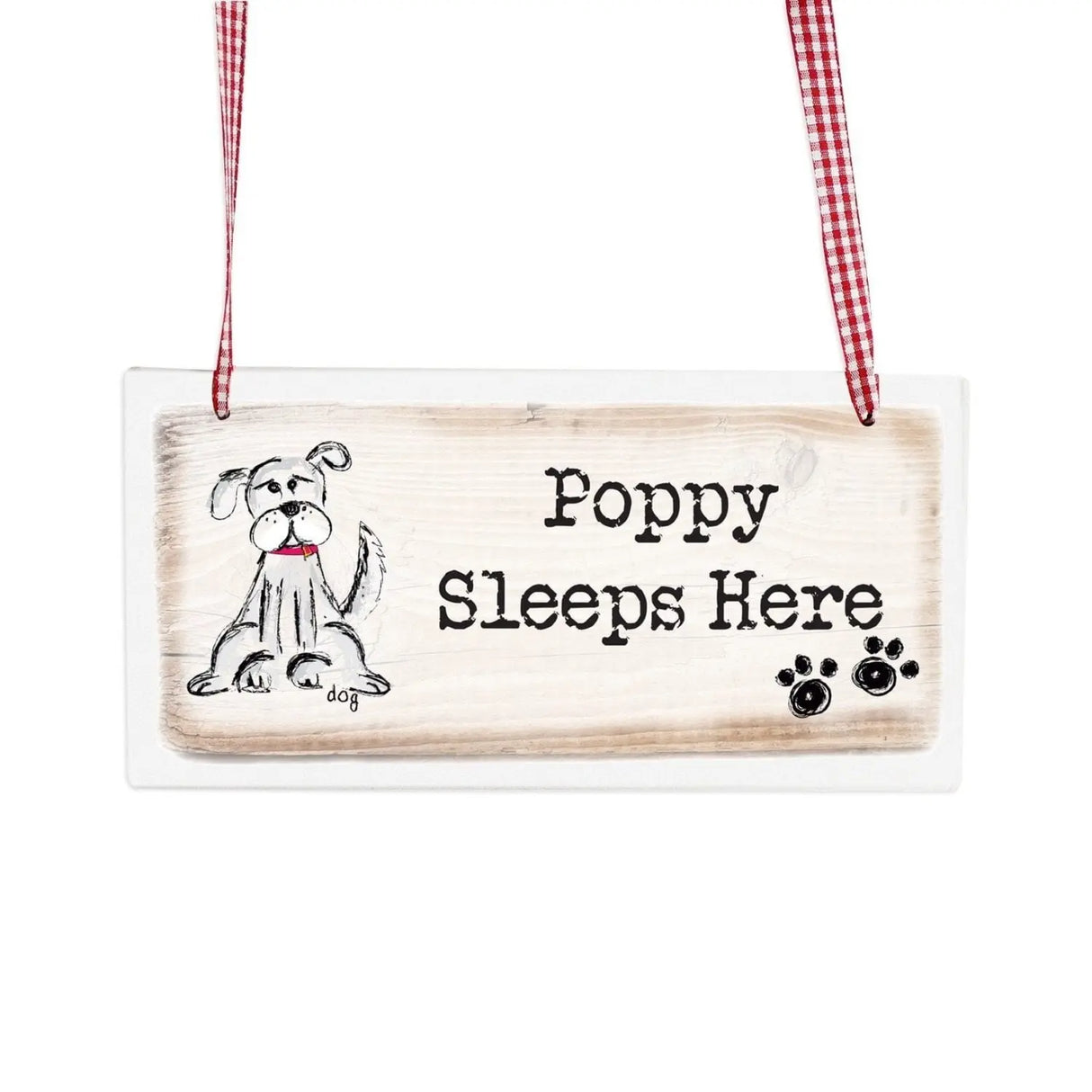 Personalised Dog Wooden Sign - Signs & Plaques at Gift Moments